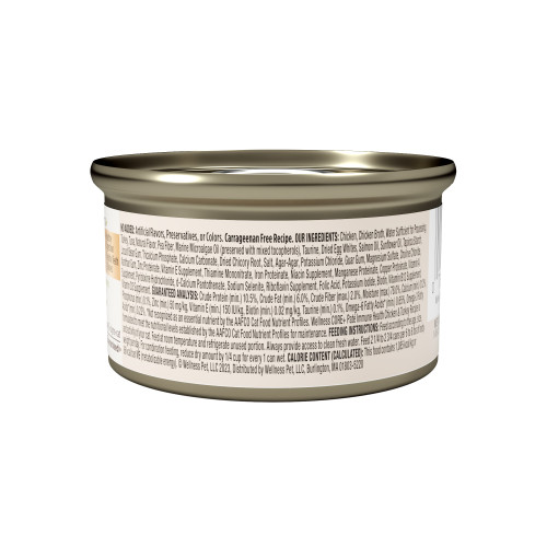 Wellness CORE+ Immune Health Tuna & Salmon back packaging