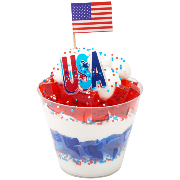 Red, White and Blue Nonpareils