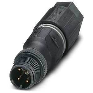 Sensor Connector, Plug, Straight, 4 Position, Compatibility Sensor/Actuator