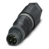 Sensor Connector, Plug, Straight, 4 Position, Compatibility Sensor/Actuator