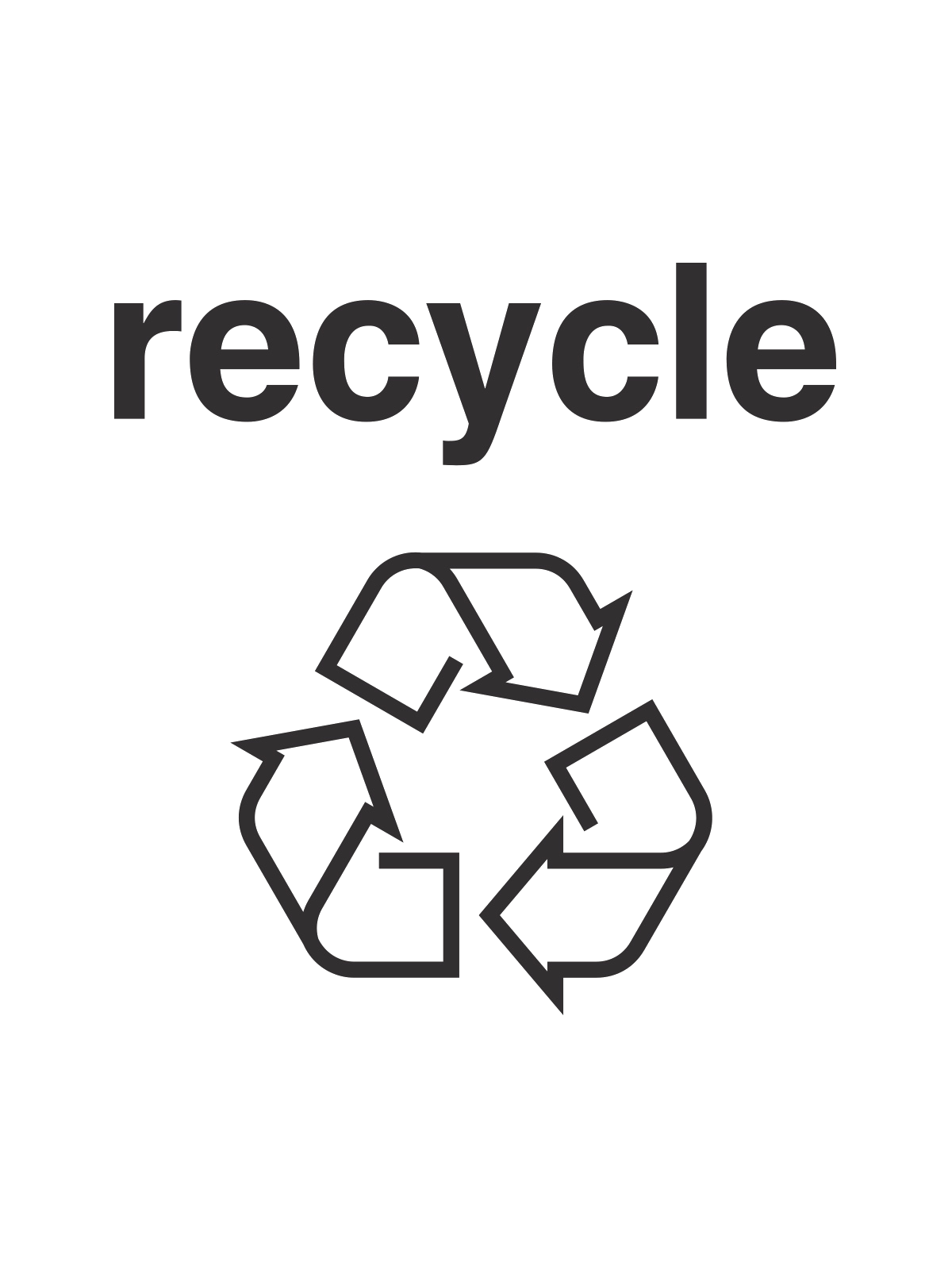 VANTAGE – Label – Recycle – Black