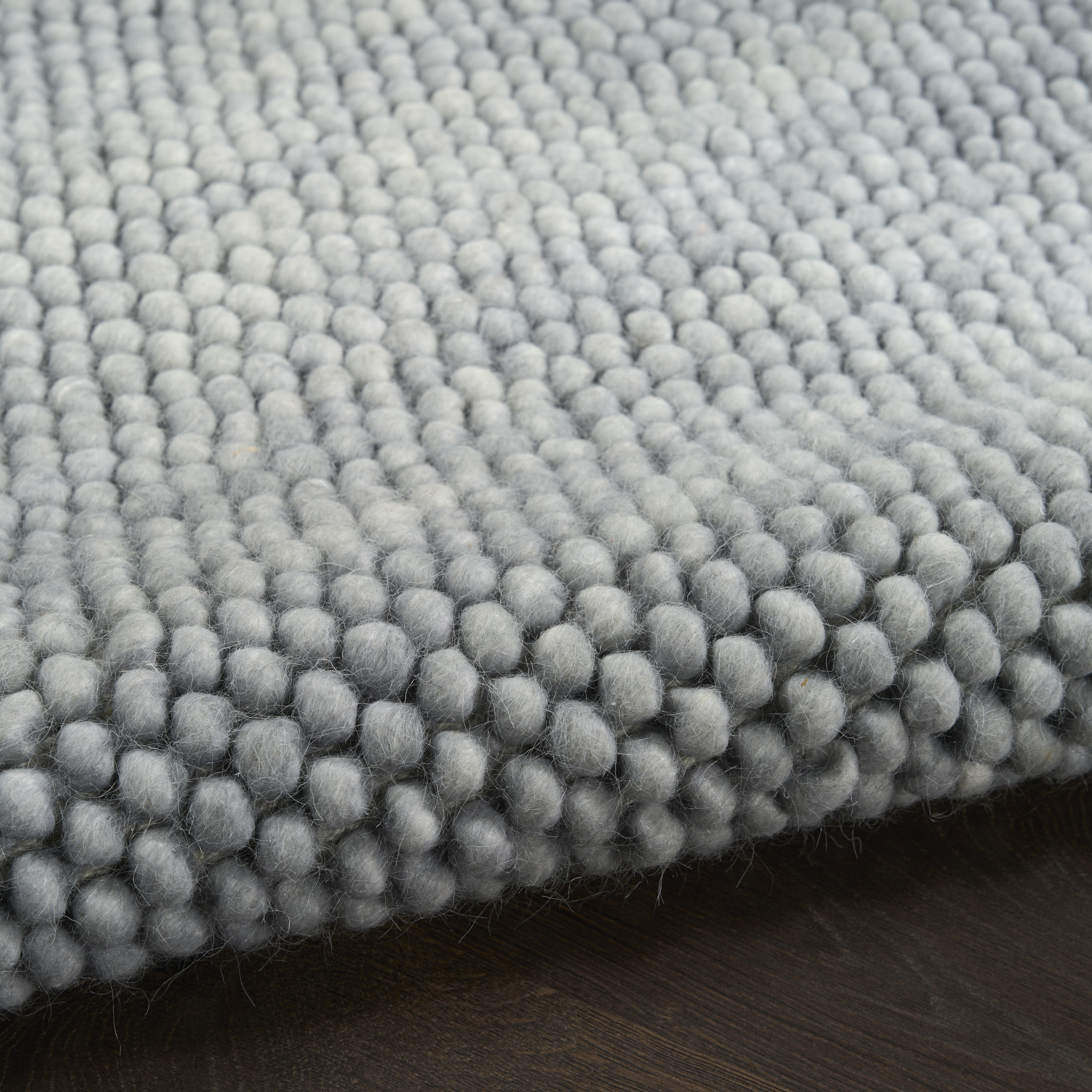 DKNY Pure Knots 2' x 3' Denim Modern Indoor Rug