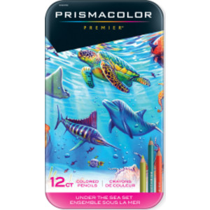 Premier Colored Pencils, Soft Core, Under The Sea Set, 12 Count