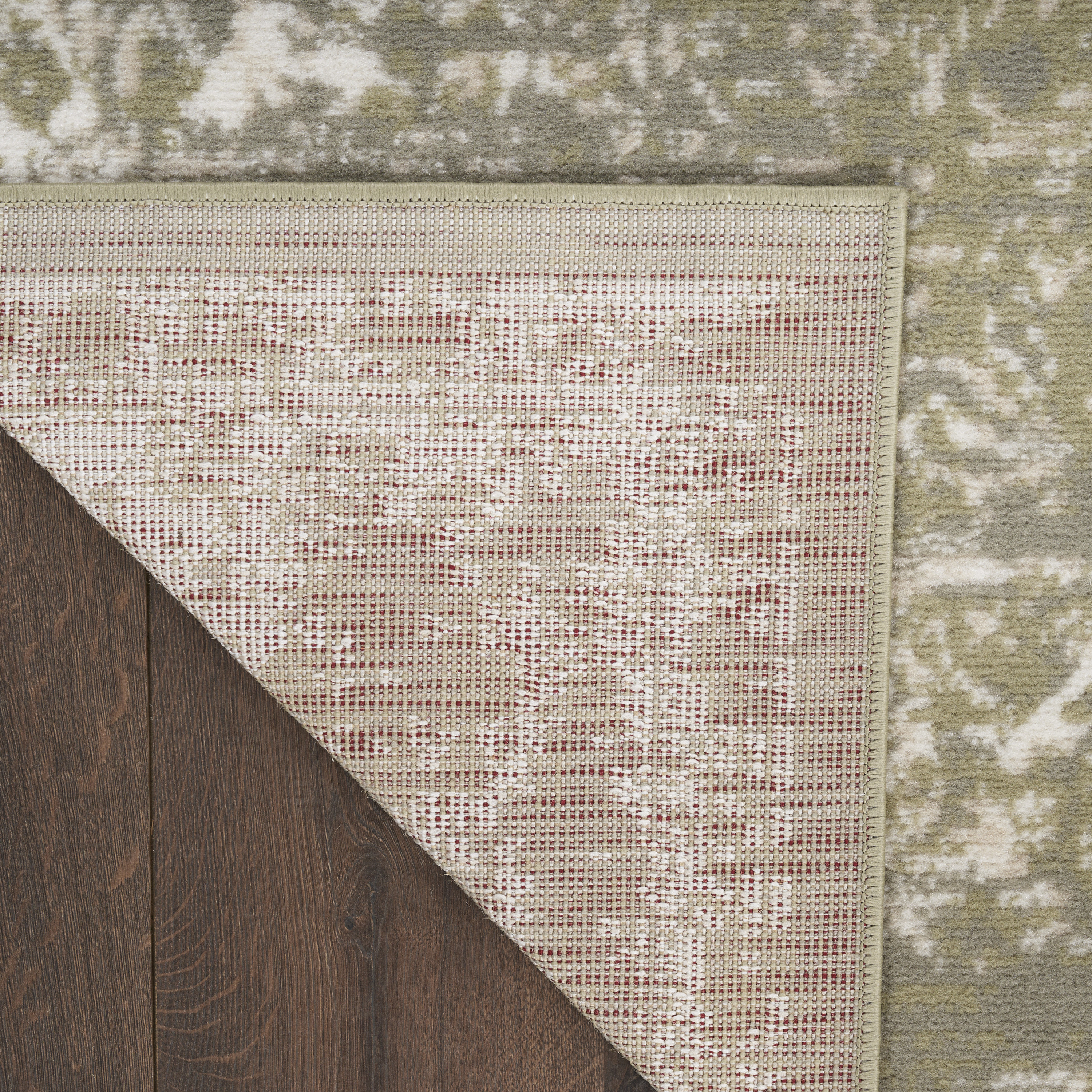 Nourison Grafix 3'9" x 5'9" Olive Vintage Indoor Rug