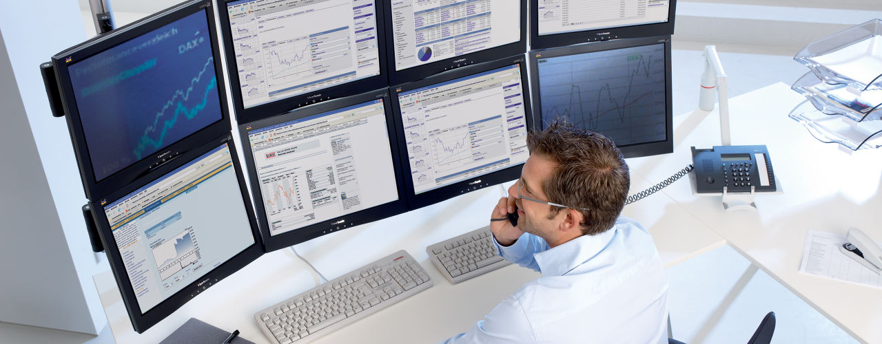 Novus monitor arms, columns, and accessories fit seamlessly for any workstation design.