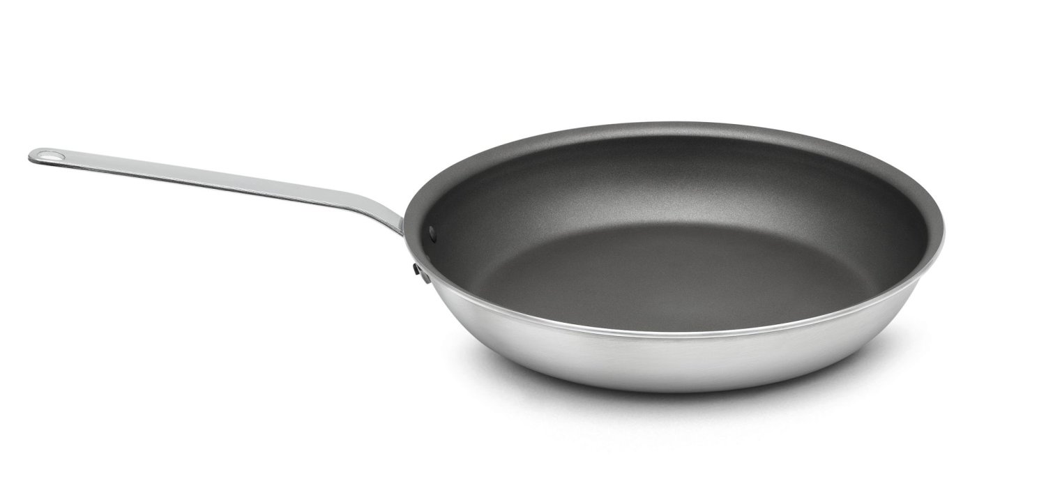 14-inch Wear-Ever® aluminum fry pan with PowerCoat2™ nonstick coating and plated handle