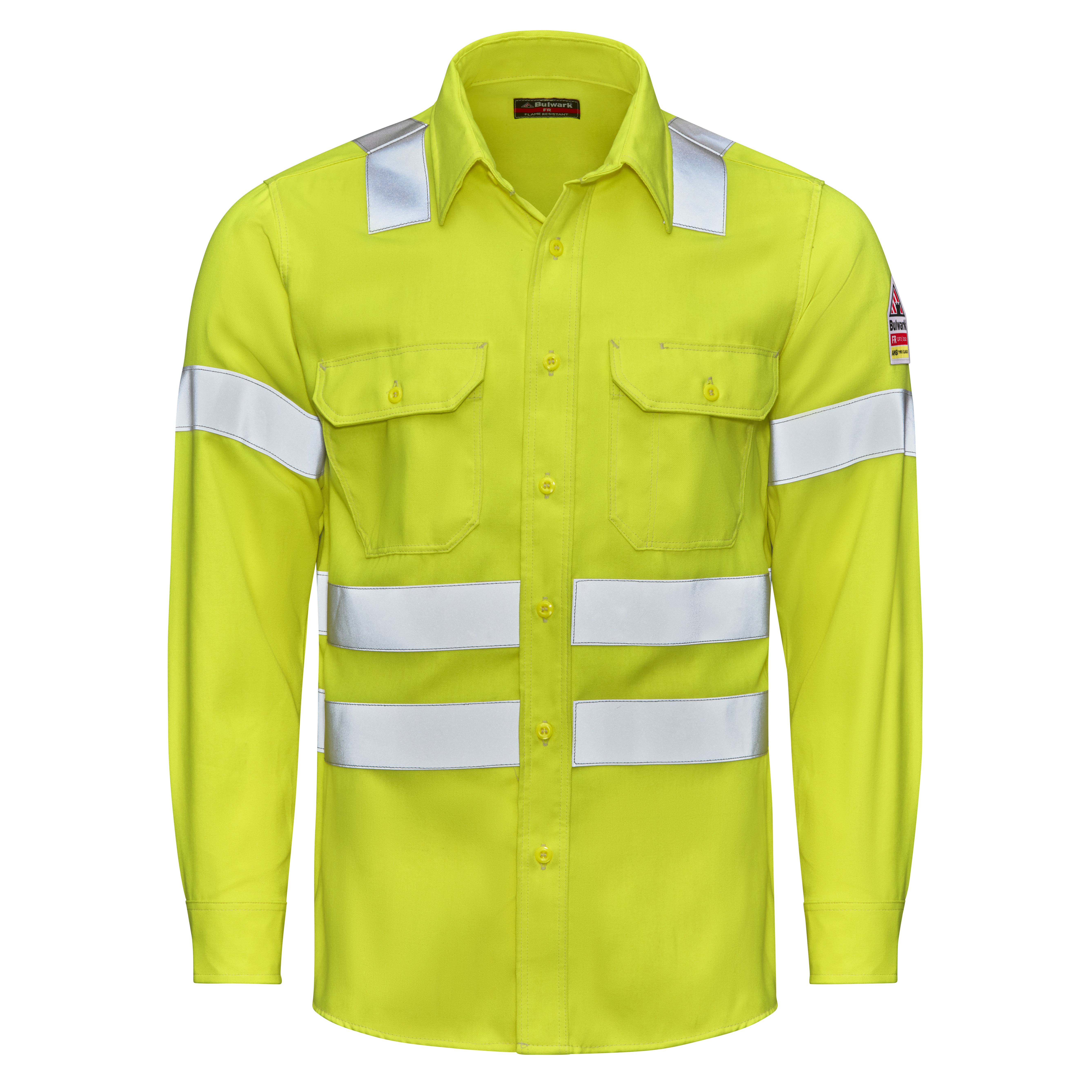 Men‘s Hi-Visibility Work Shirt-Bulwark