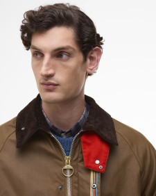 Paul Smith loves Barbour Oversized Bedale Waxed Jacket Tan