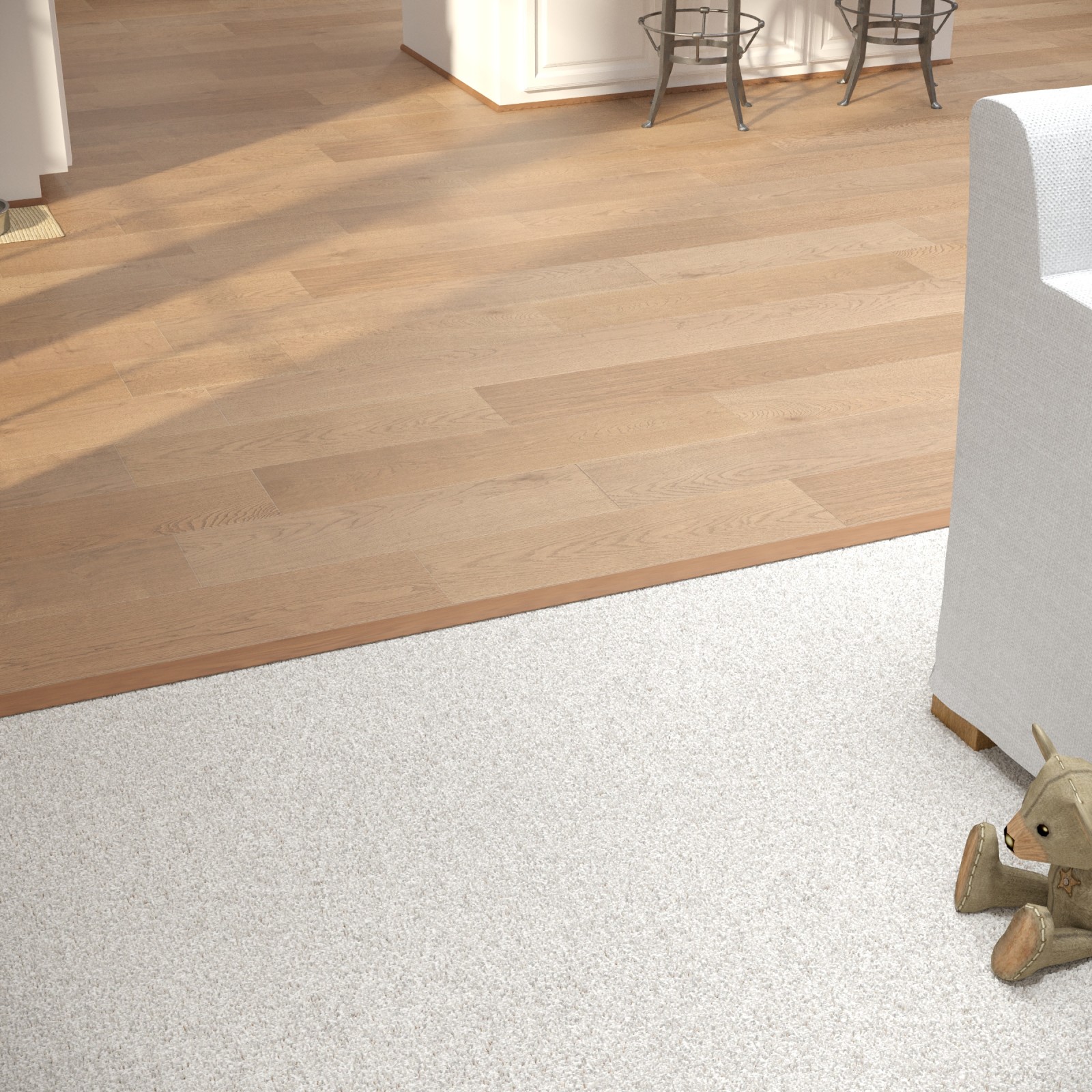 Barnyard Brut Cali Hardwoods T-Mold view 1