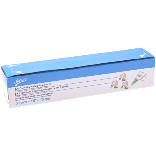 Two-Color 18" Disposable Pastry Bag