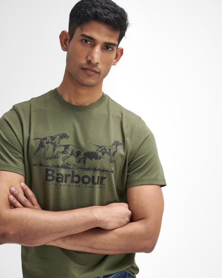 T-shirt con stampa Field Dog