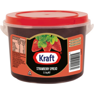 kraft® strawberry spread 2.5kg image