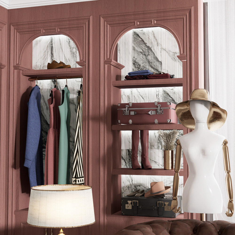 Sample – Touche Pleated Deco Zebre Porcelain Floor and Wall Tile