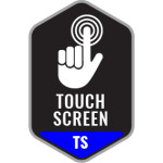 Waterproof Fleece Lined Tundra Touchscreen Screen Gloves in Gray and Black - Touch Screen Compatible