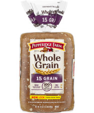 Pepperidge Farm® Whole Grain 15 Grain Bread, toasted and cut diagonally into quarters