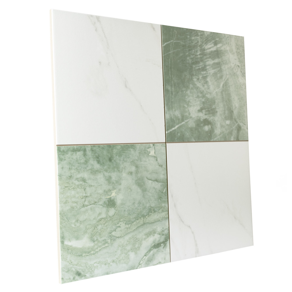 Marbilia Chess Jungle 17-3/8 in. x 17-3/8 in. Porcelain Floor and Wall Tile