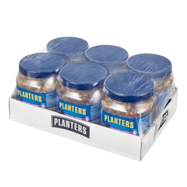 PLANTERS(r) Regular Mixed Nuts 6/27oz . C1RA - Front Right Closed Case (Hi Res)