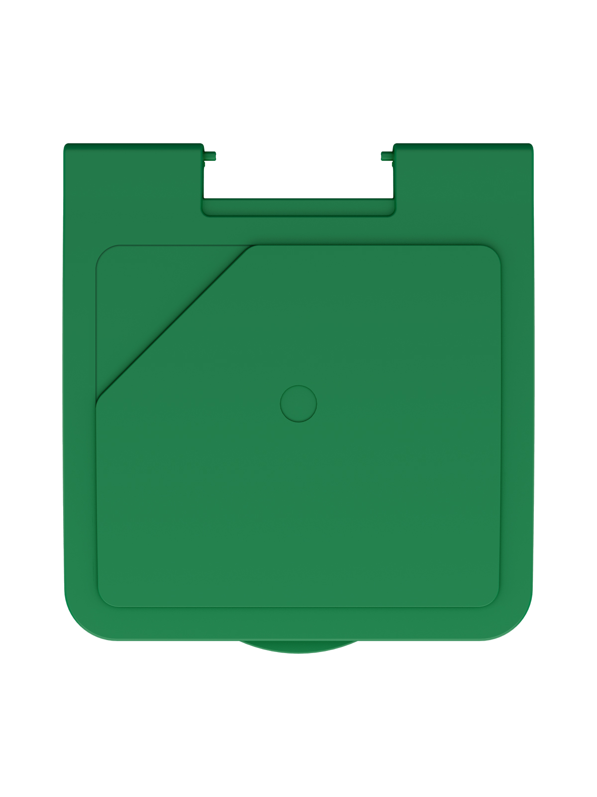 RISE (1) – Single – Lid – Solid Lift – Compost Green