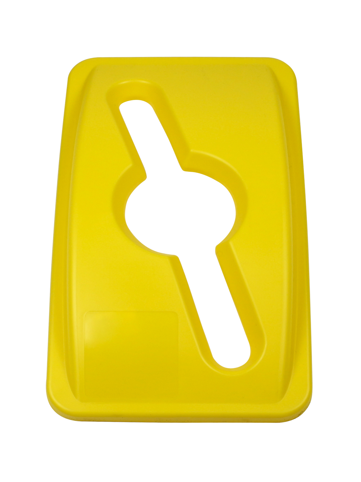 WASTE WATCHER – Single – Lid – Mixed – Yellow