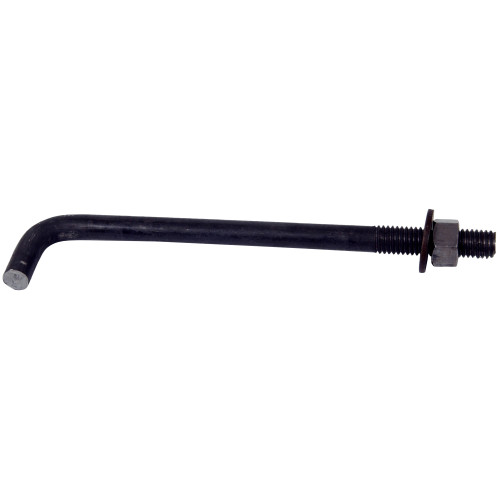 Plain Anchor Bolts w/ Nuts & Washers 3/8