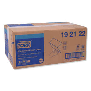 Tork, H21 Windshield, 2 ply, 9.10"x10.25", Paper, Industrial Wipers, Blue