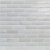 Elements Bright White 1×3 Brick Mosaic Pearl