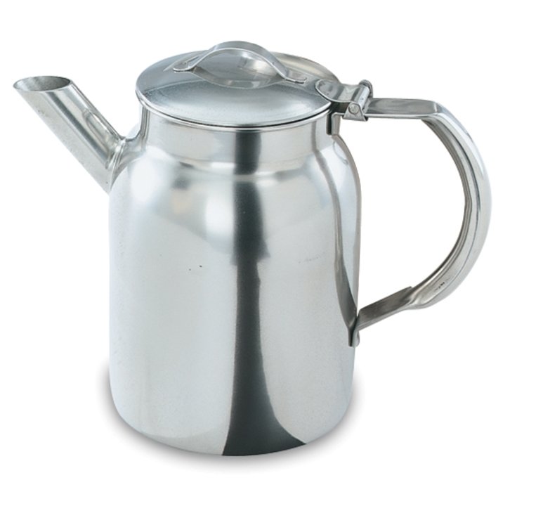 2-quart stainless steel batter can with hollow handle