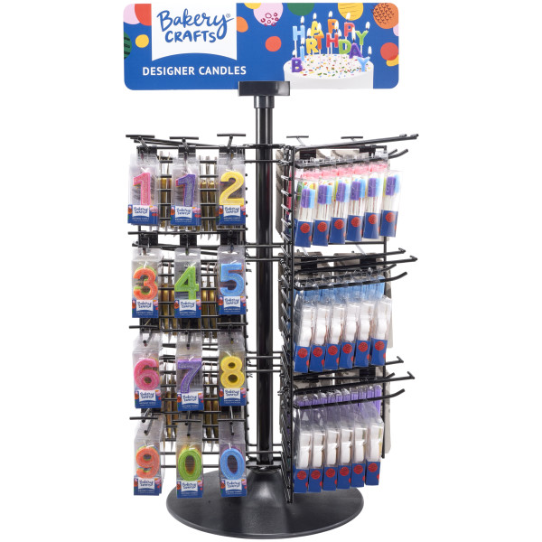 Double Numeral Assortment Candle Assortment (Rack Not Included)