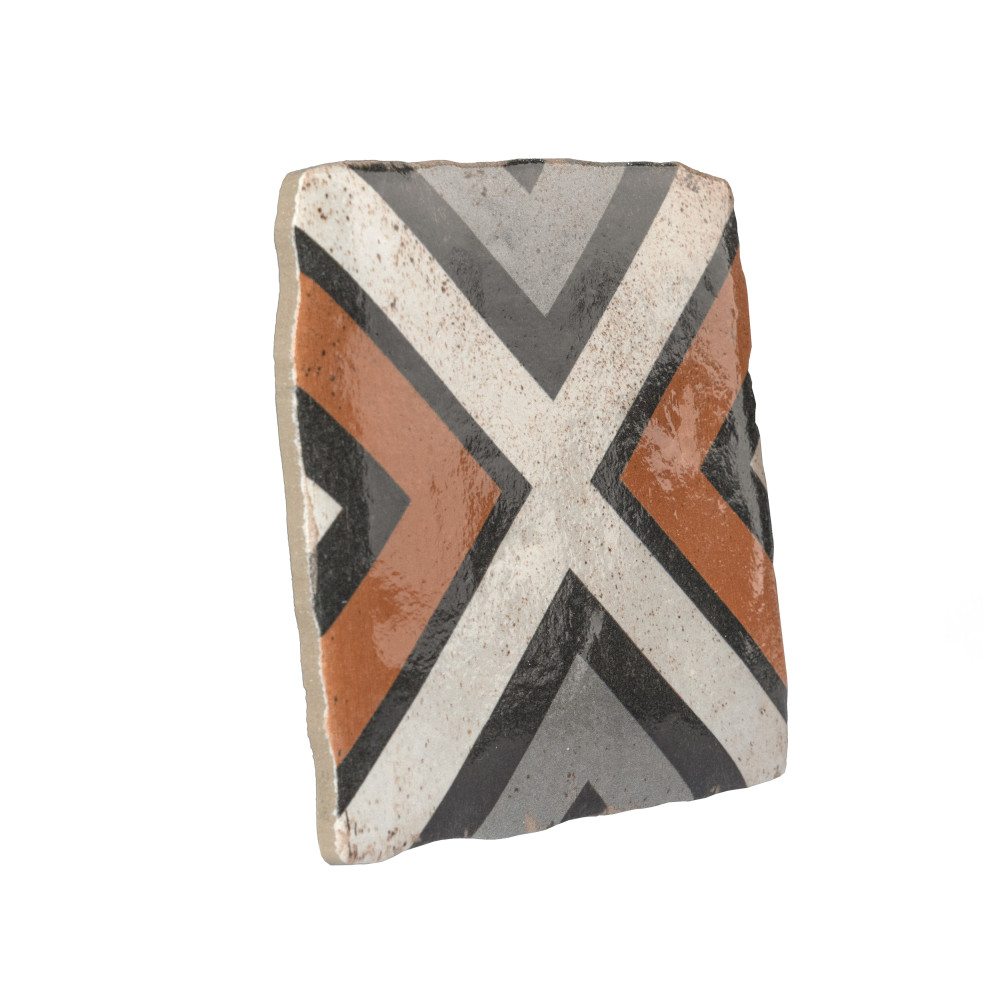 Benisa Marelle Cotto with Aida Taco 11-7/8 in. x 17-3/4 in. Porcelain Floor and Wall Tile