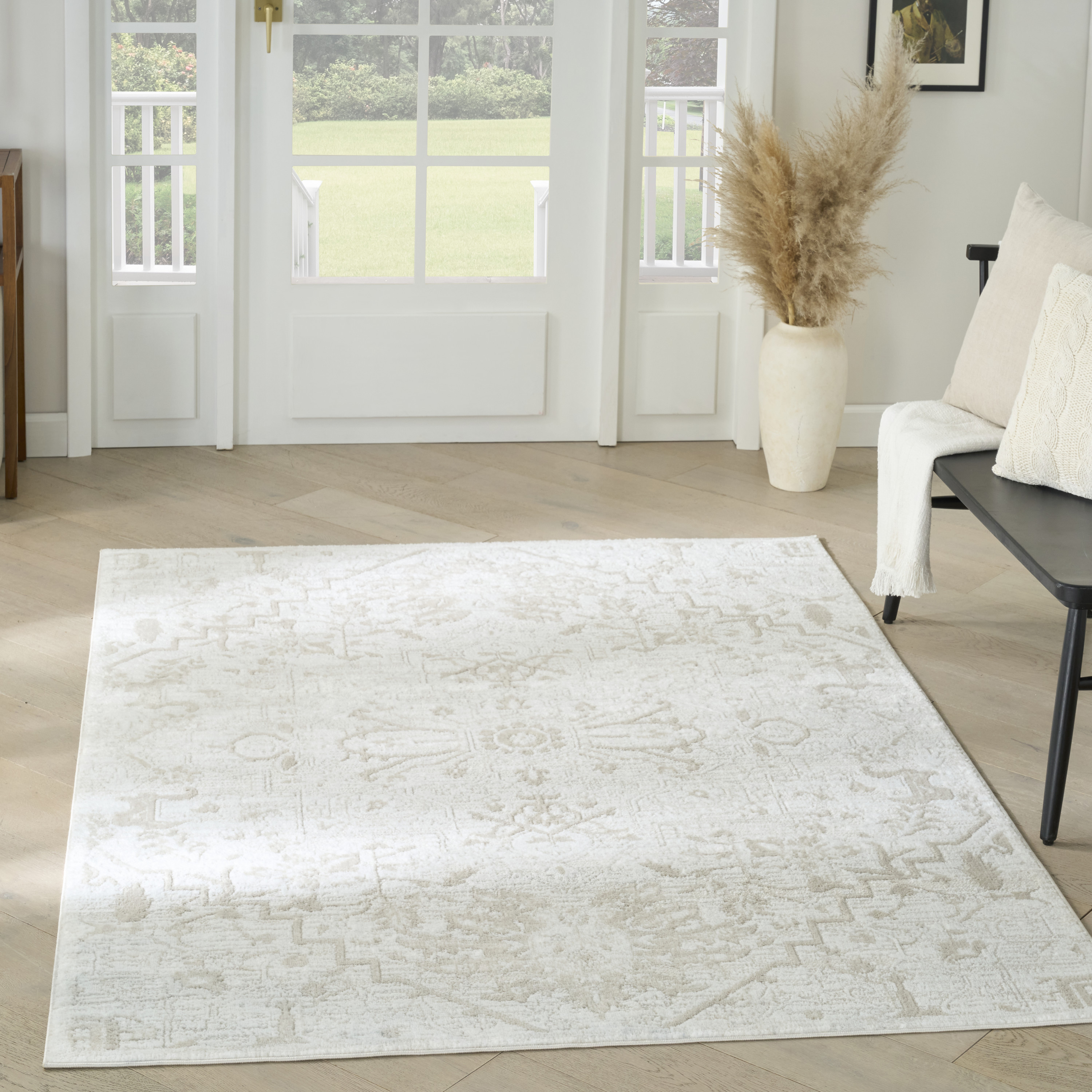 Nourison Dekor 4' x 6' Ivory Vintage Indoor Rug