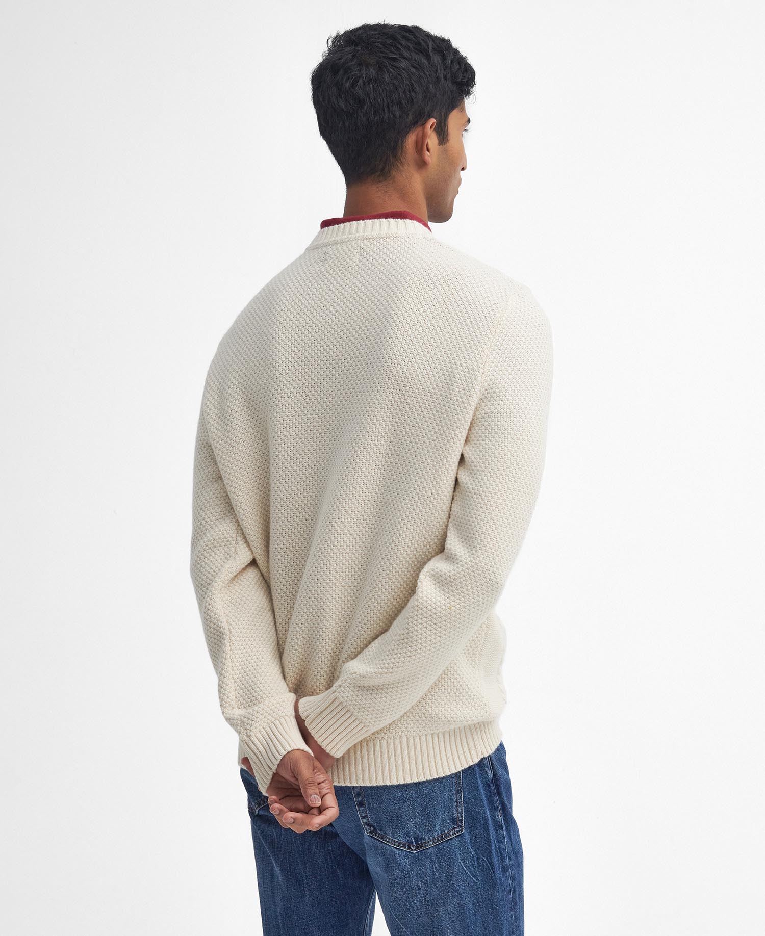 Casey Cable-Knit Crew Neck Jumper image number 2