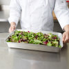 6-quart Miramar® contemporary stainless steel full-size food pan