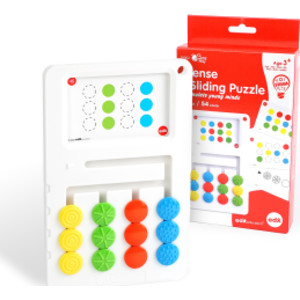 Tactile Sliding Puzzle with Activity Cards