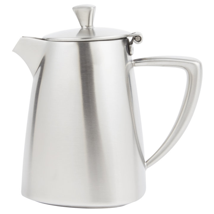 9-ounce Triennium™ stainless steel covered creamer in satin finish