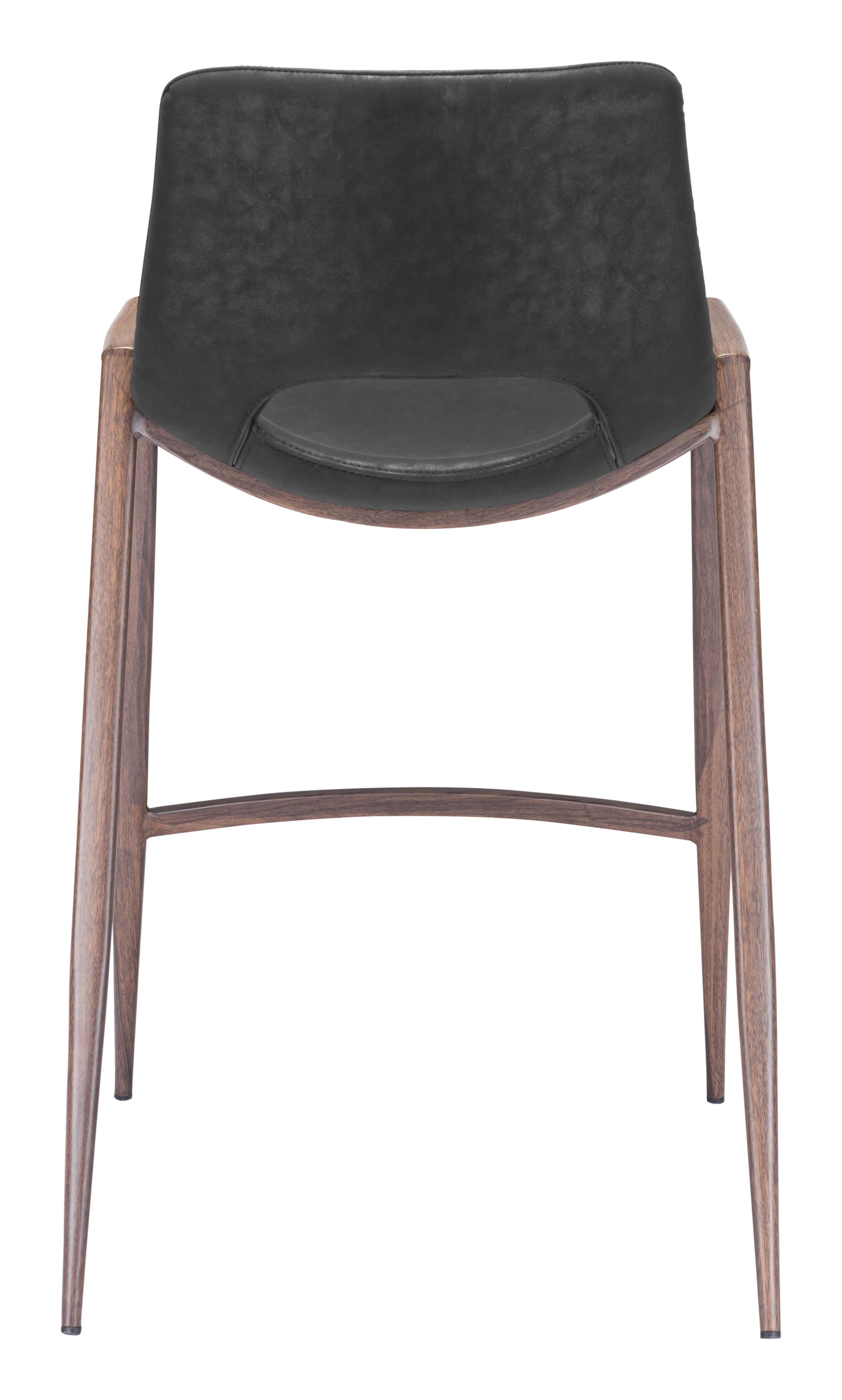 Desi Counter Stool (Set of 2) Black & Walnut product image