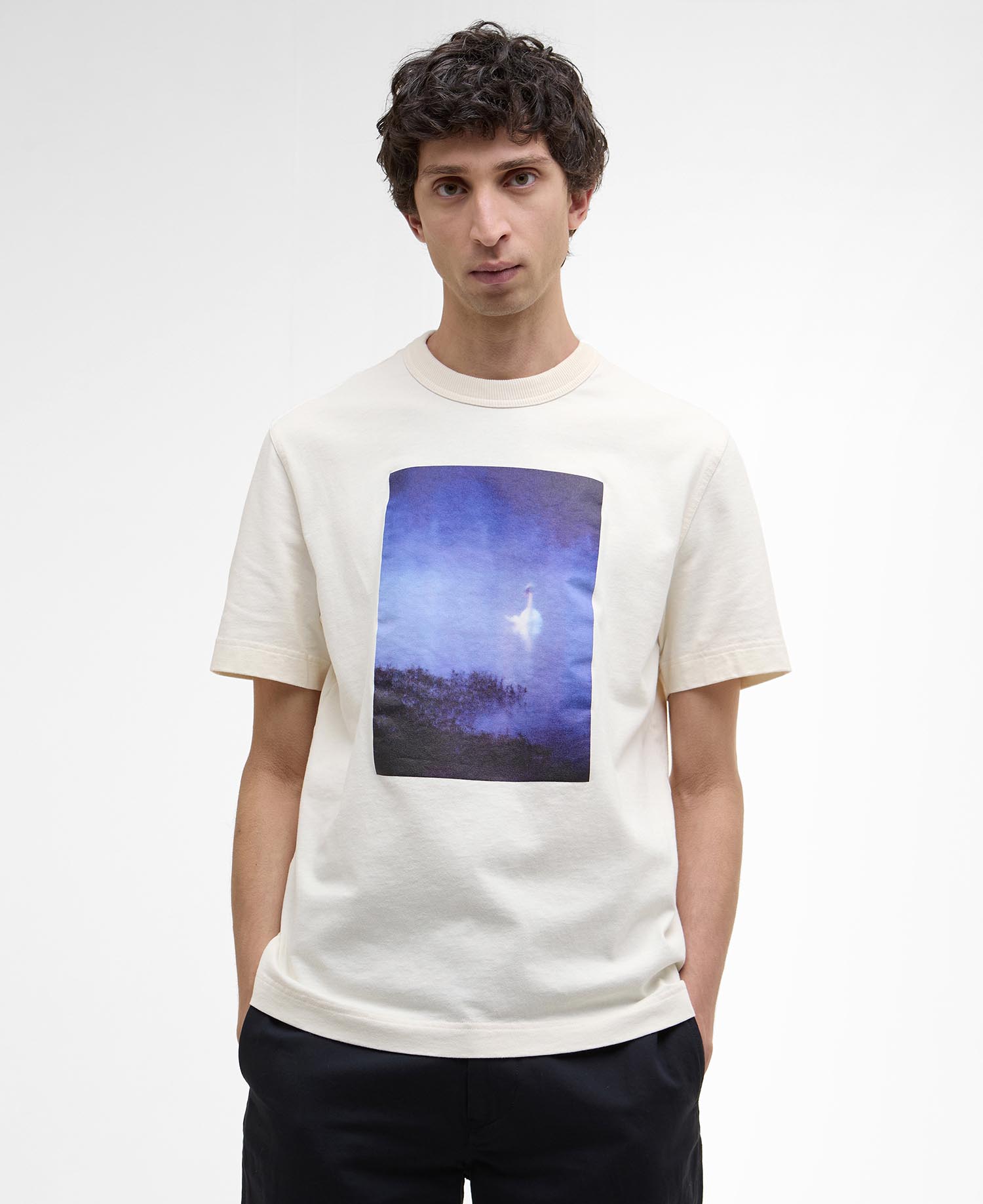 Barbour x NOAH Archive Swan T-Shirt image number 0