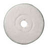 Americo,  Microfiber Cleaning Round Floor Pad, 16", White/Green