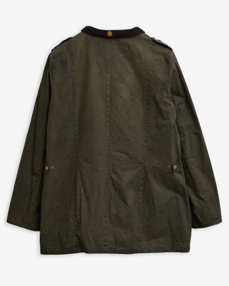 Barbour Re-Loved Defence Waxed Jacket - Size 18