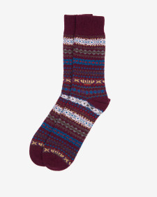 Boyd Socks Burgundy