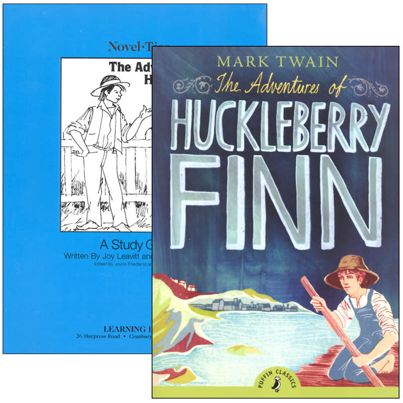 Adventures of Huckleberry Finn Novel-Ties Study Guide & Book Set
