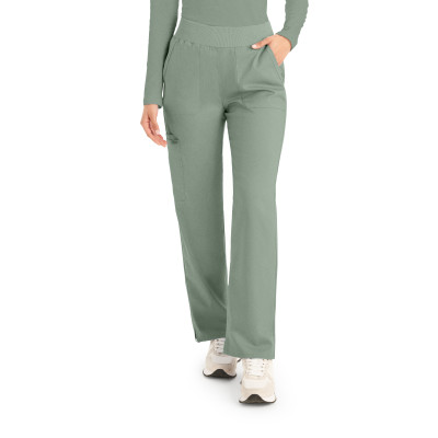 Landau ProFlex LB405 Women&#8216;s 5 Pocket Wrinkle Resistant Cargo Scrub Pants-Landau