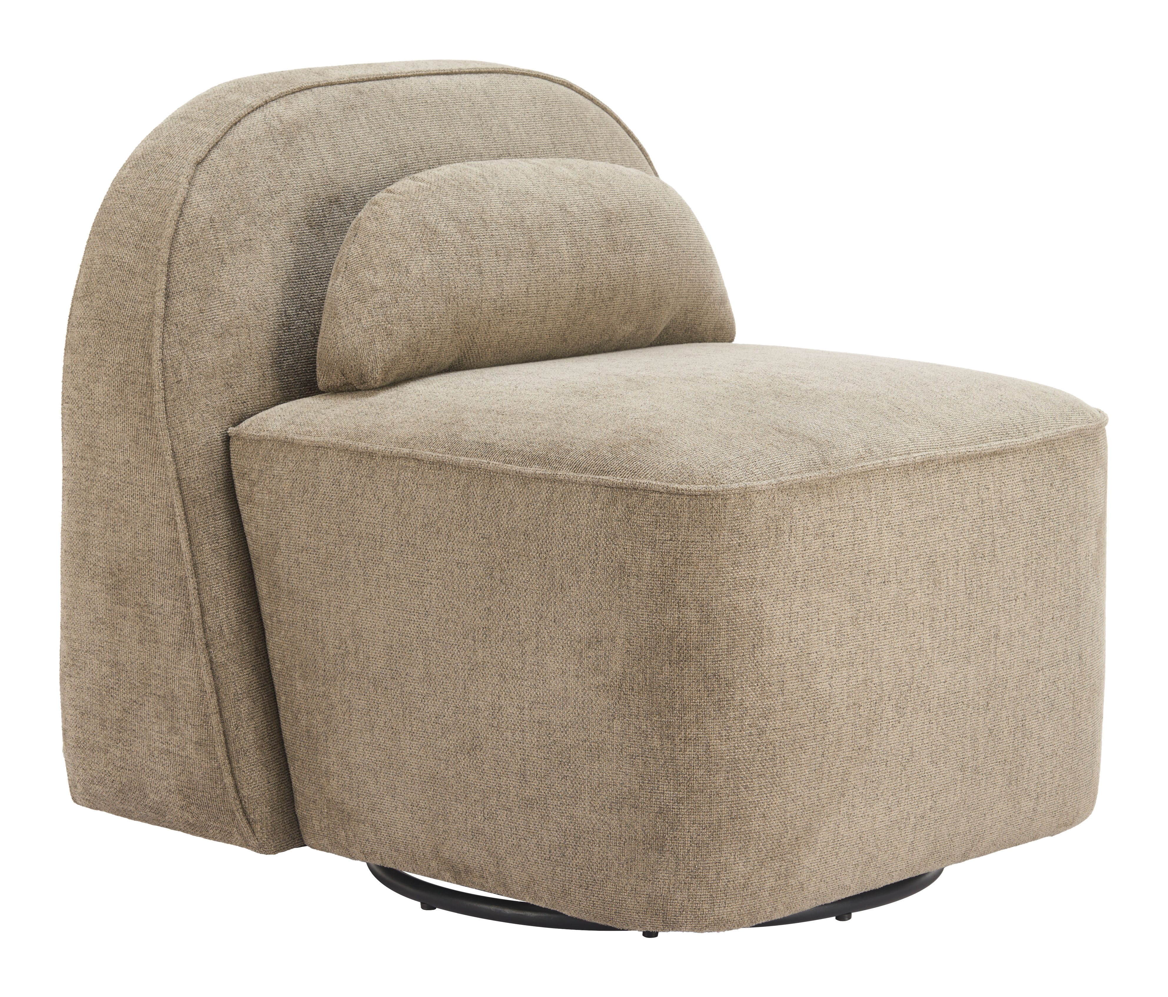 Kakao Swivel Chair Olive Brown product image