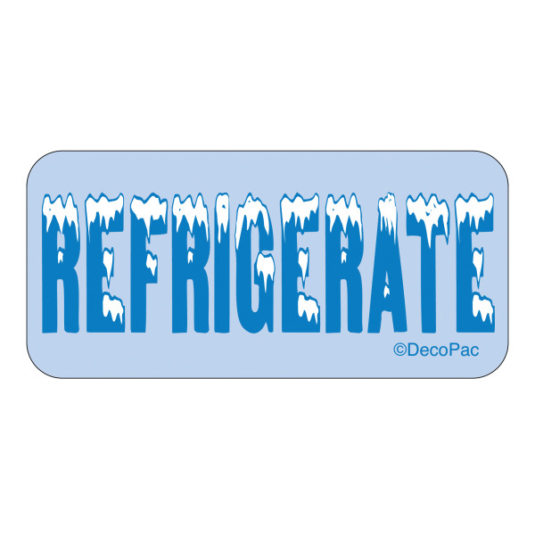 Refrigerate Label PhotoCake® Edible Image® Merchandising Label