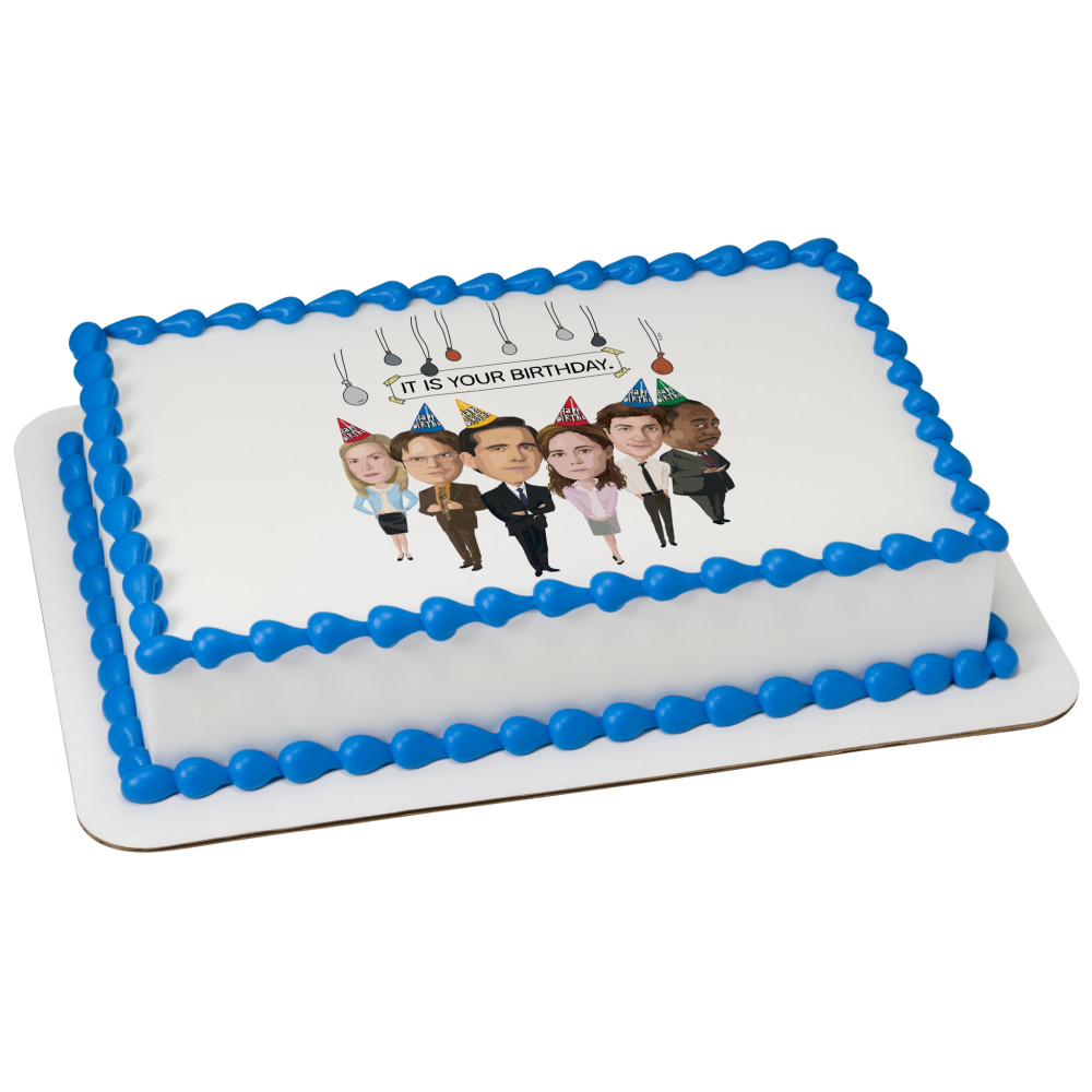 Order The Office It Is Your Birthday. Edible Image® by PhotoCake® Cake