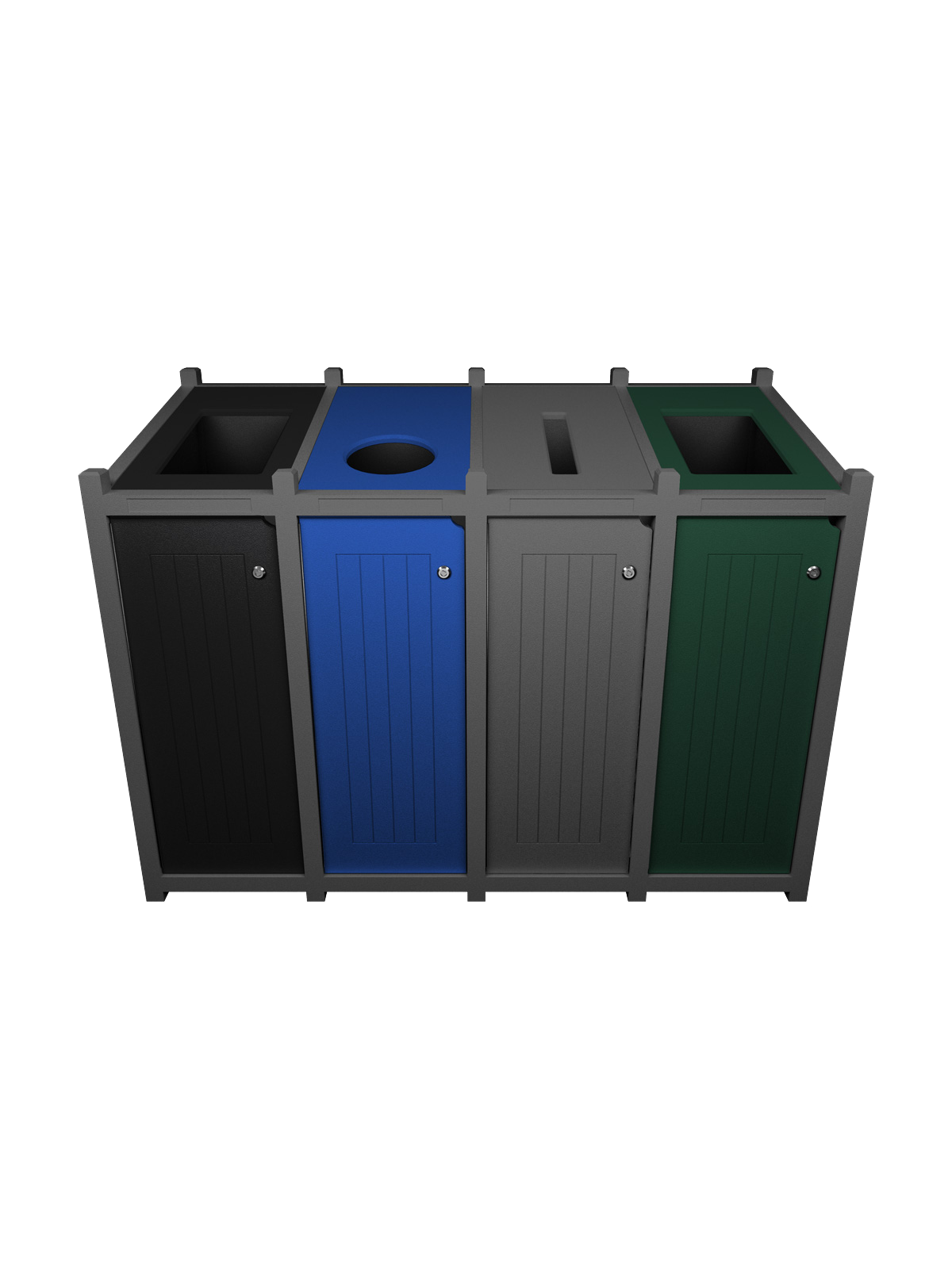 VENTURE – Quad – Unit – Full-Circle-Slot-Full – Grey-Black-Blue-Grey-Green