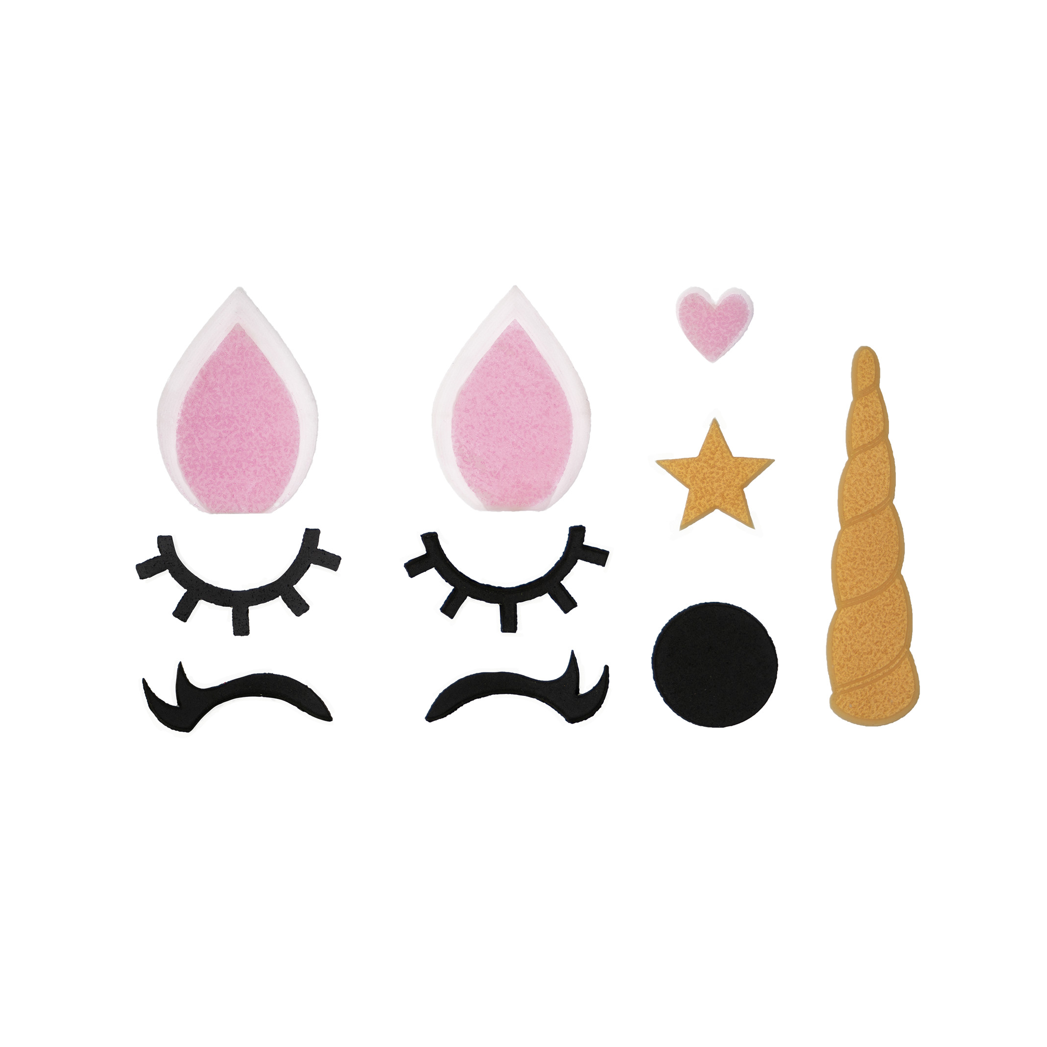 Mini Adorable Unicorn Assortment Fondant Sweet Shapes