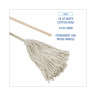 Boardwalk, Deck Cotton Cut-End Wet Mop Head with 1" Headband, #24, White