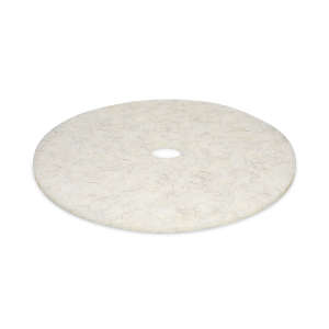 Boardwalk,  Natural Burnishing Round Floor pad, 27", White