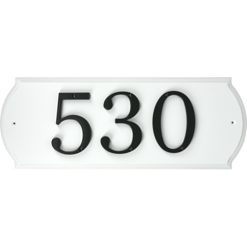 White Paintable Address Plaque Plaques Address Letters, Numbers