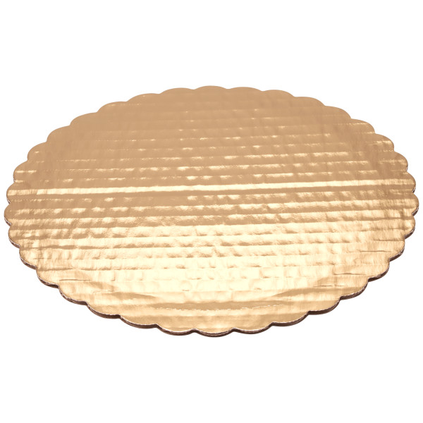 8" Round Gold Cake Board
